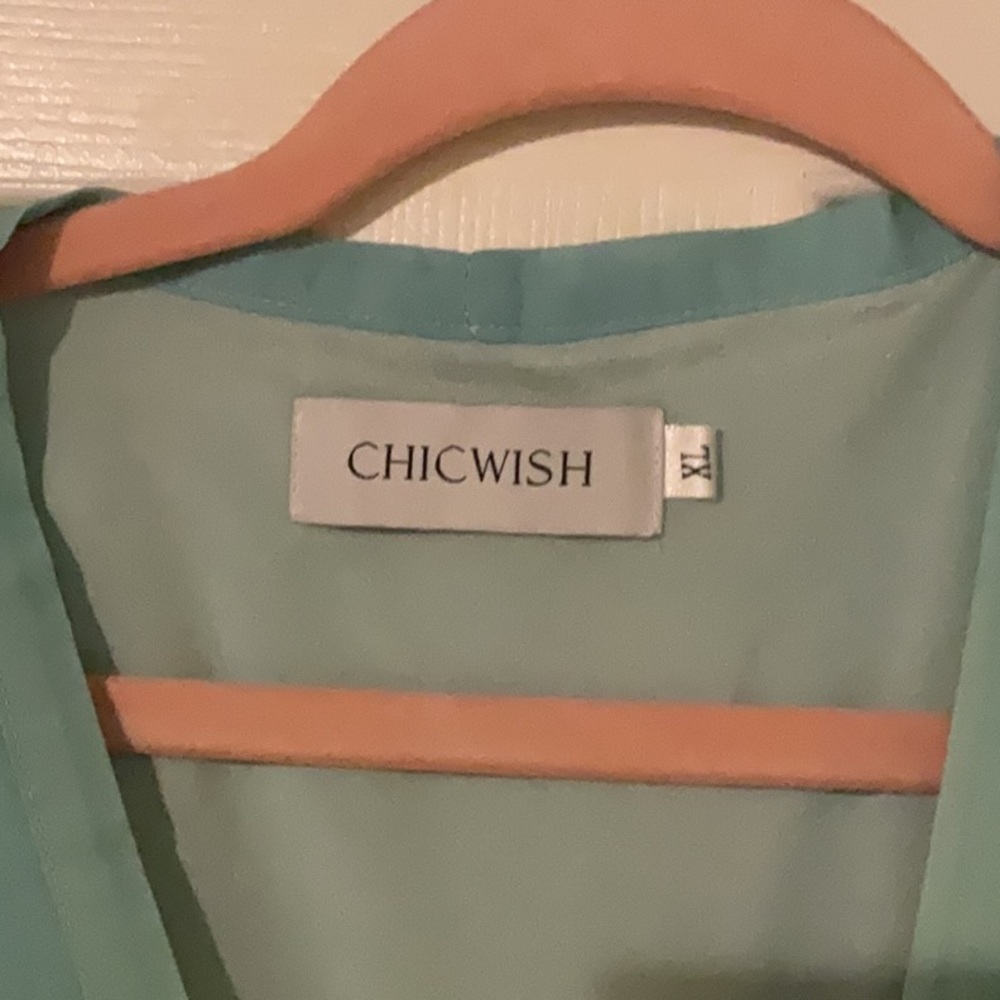 Chicwish vacay paradise gradient vneck XL